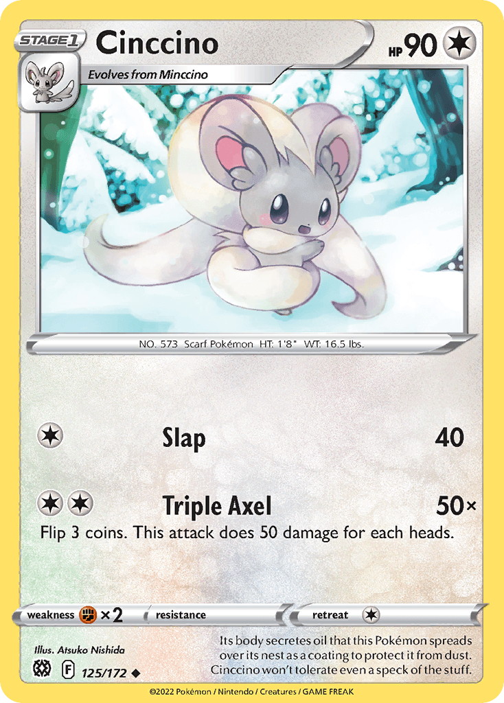 Cinccino Brilliant Stars card