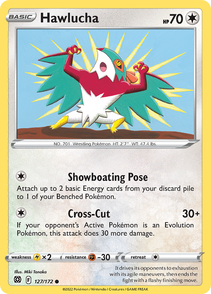 Hawlucha Brilliant Stars card