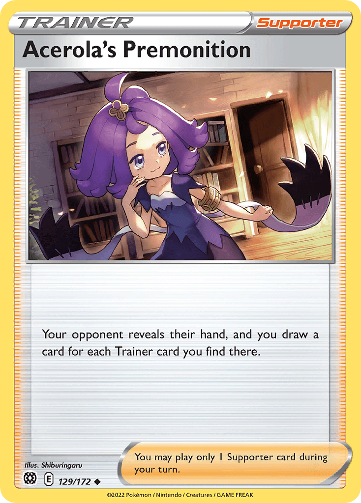 Acerola's Premonition Brilliant Stars card