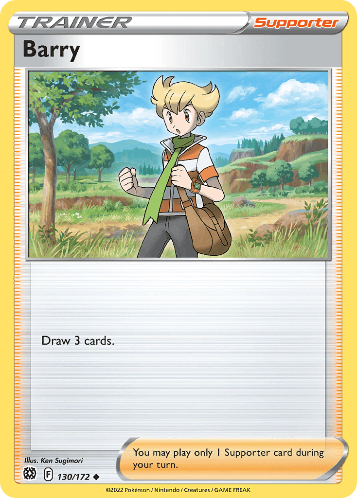 Barry Brilliant Stars card