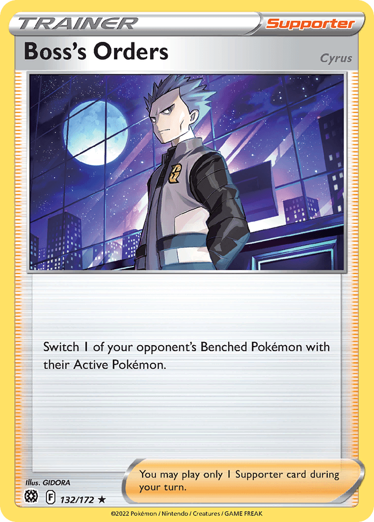 Boss's Orders Brilliant Stars card