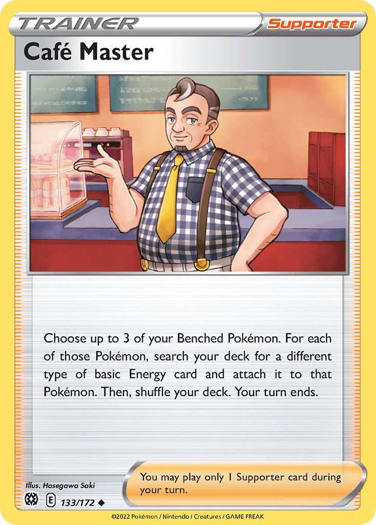 Café Master Brilliant Stars card