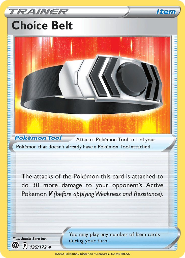 Choice Belt Brilliant Stars card