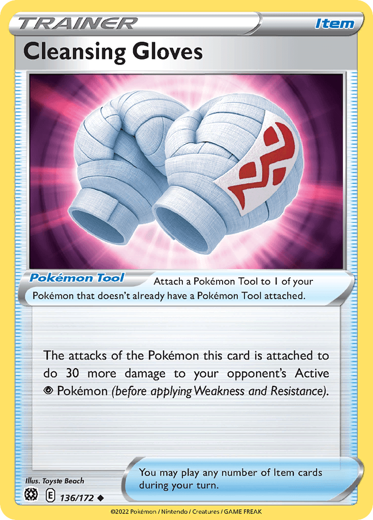 Cleansing Gloves Brilliant Stars card