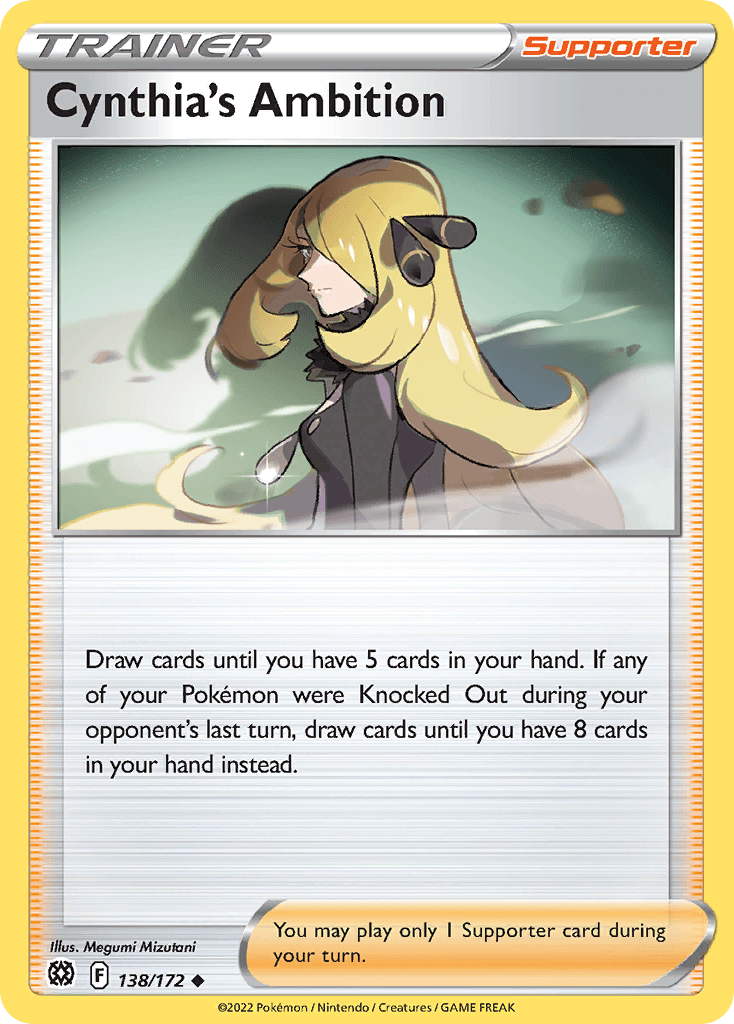 Cynthia's Ambition Brilliant Stars card