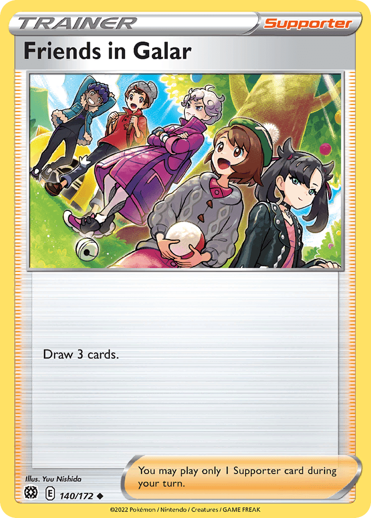 Friends in Galar Brilliant Stars card