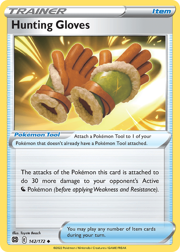 Hunting Gloves Brilliant Stars card