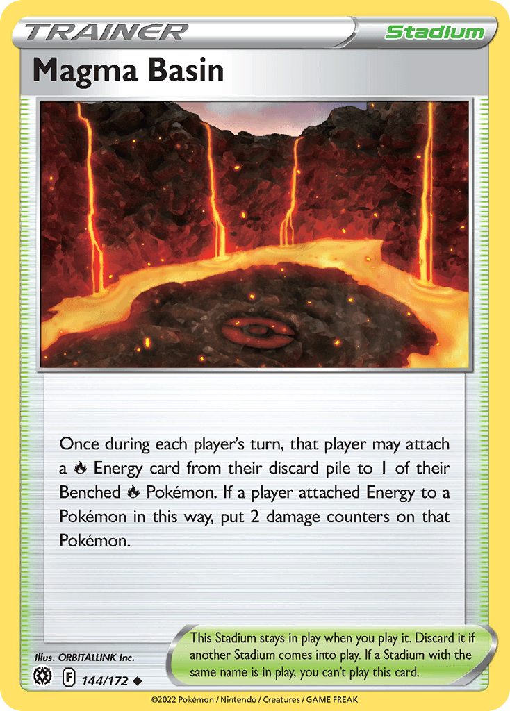 Magma Basin Brilliant Stars card