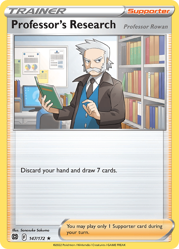 Professor's Research Brilliant Stars card