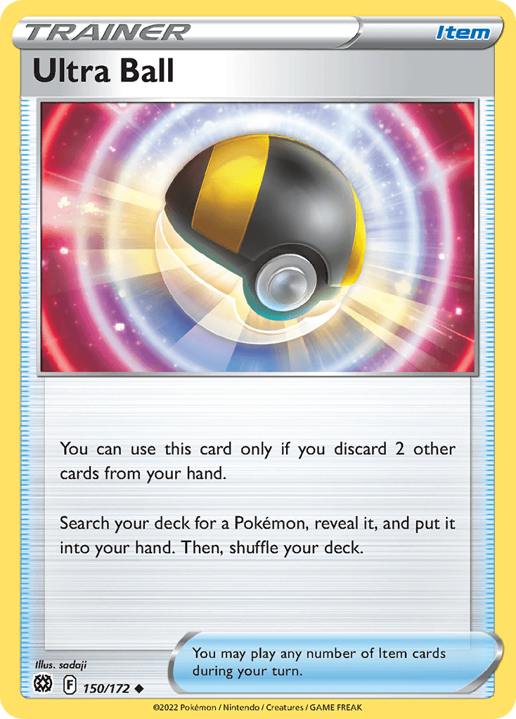 Ultra Ball Brilliant Stars card