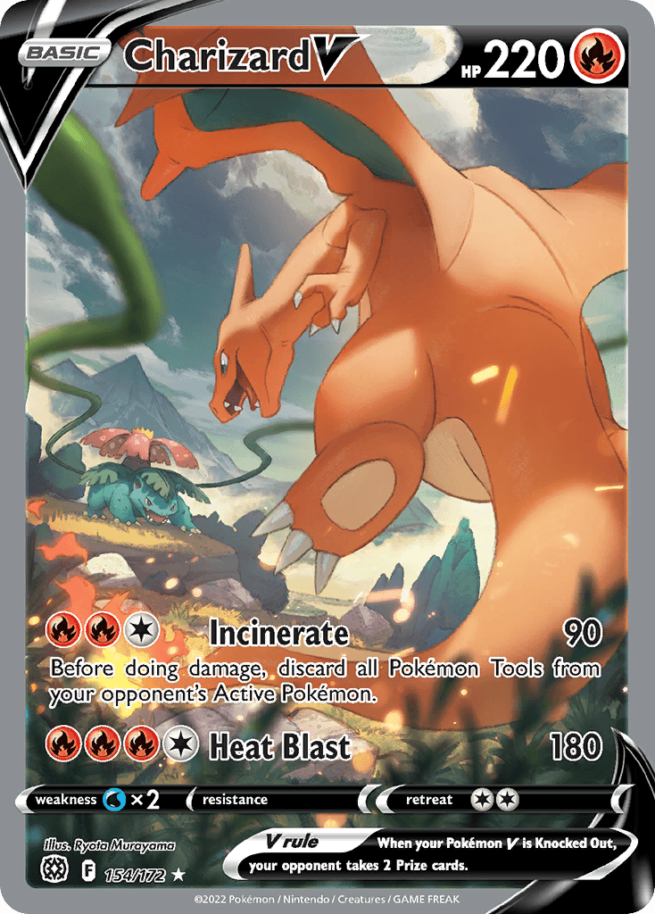 Charizard V Brilliant Stars card