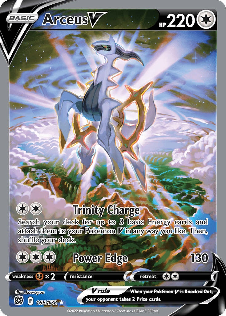 Arceus V Brilliant Stars card