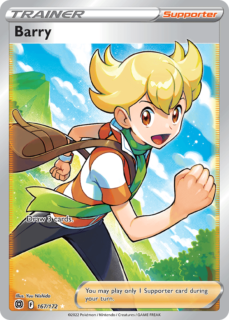 Barry Brilliant Stars card