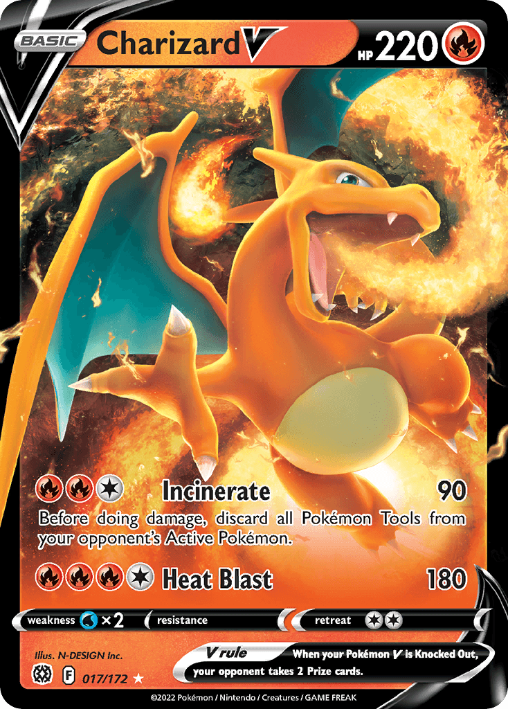 Charizard V Brilliant Stars card