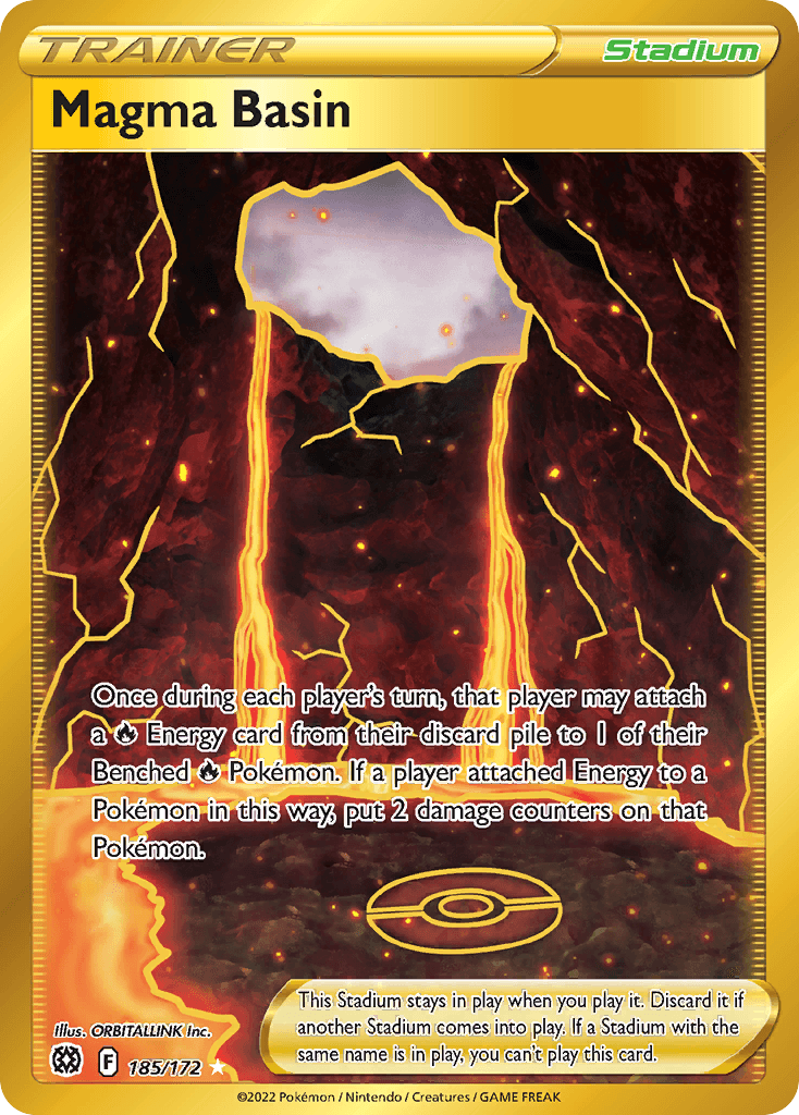 Magma Basin Brilliant Stars card