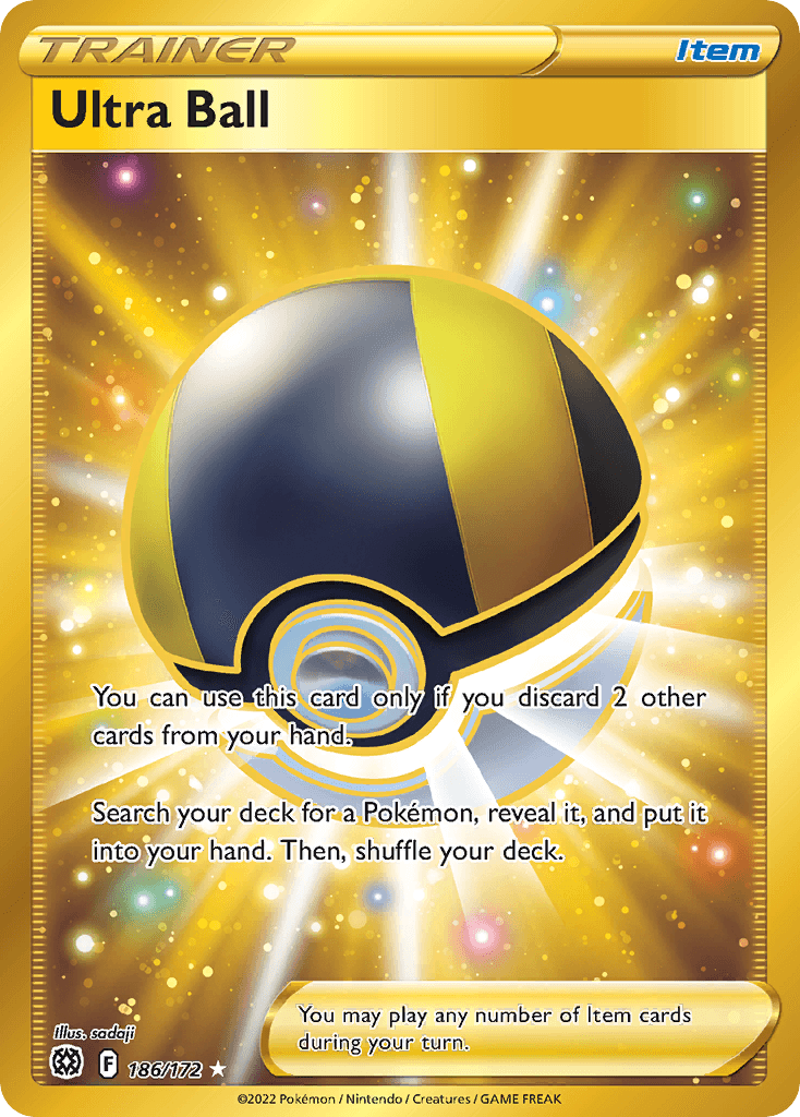 Ultra Ball Brilliant Stars card