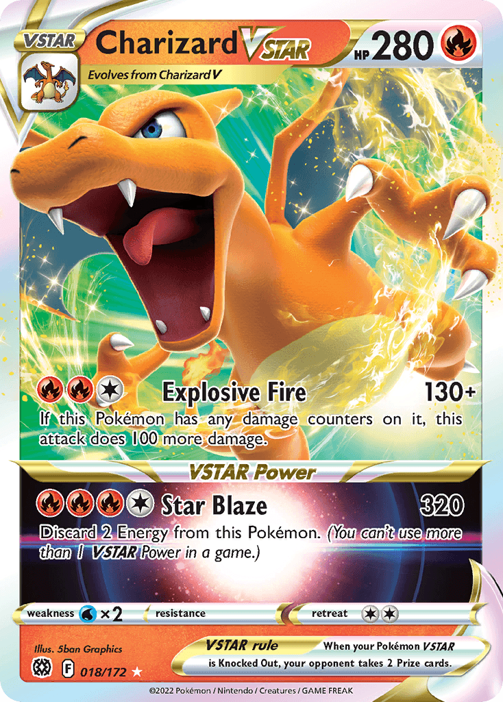 Charizard VSTAR Brilliant Stars card