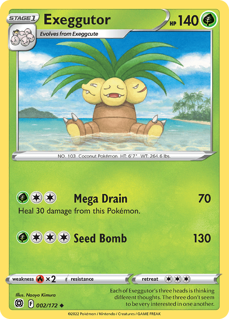 Exeggutor Brilliant Stars card