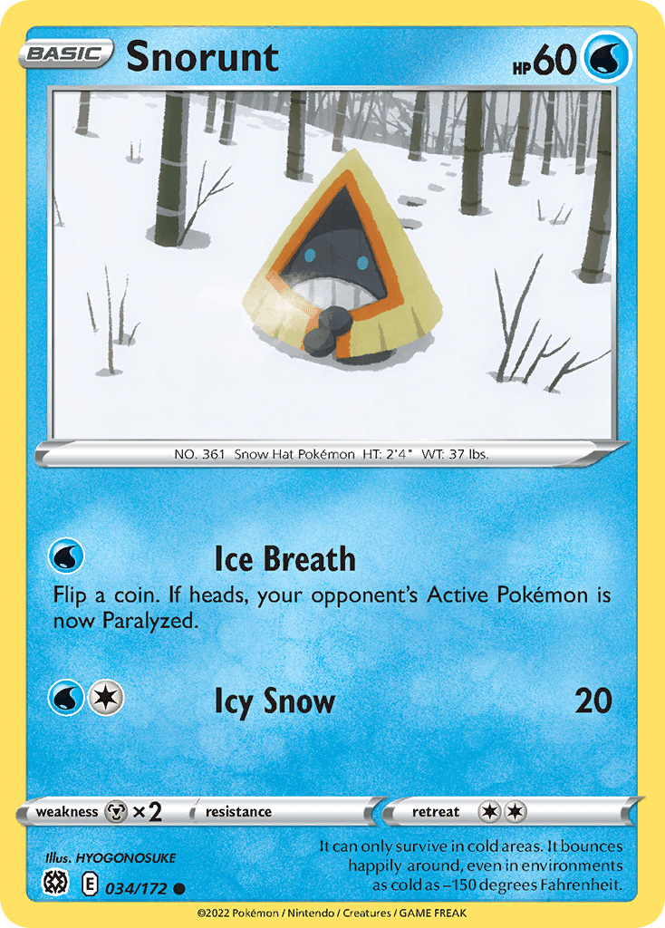 Snorunt Brilliant Stars card