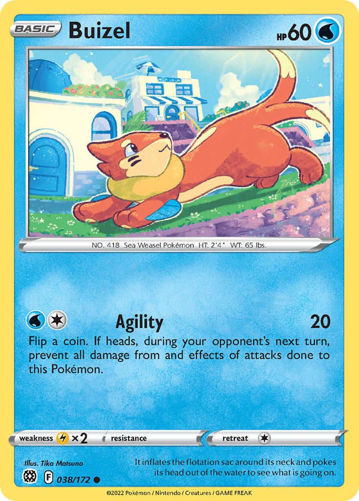 Buizel Brilliant Stars card