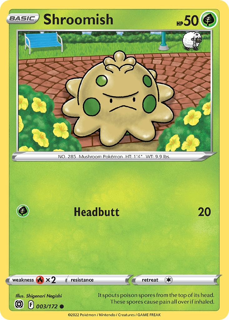Shroomish Brilliant Stars card