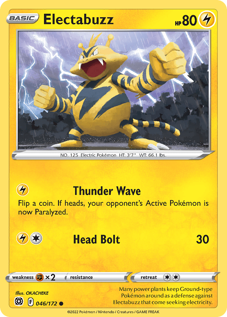 Electabuzz Brilliant Stars card