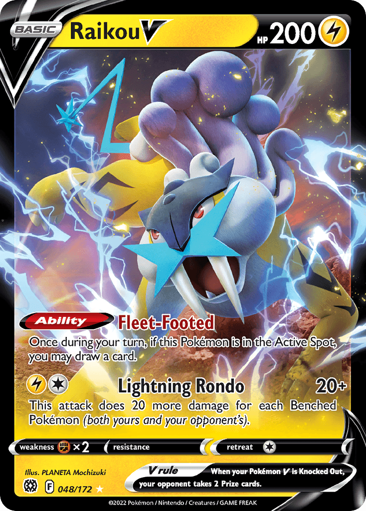 Raikou V Brilliant Stars card
