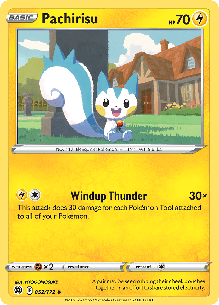Pachirisu Brilliant Stars card