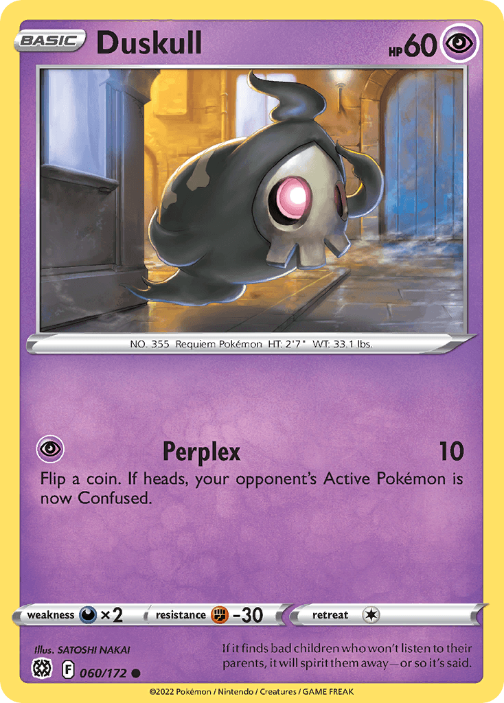 Duskull Brilliant Stars card