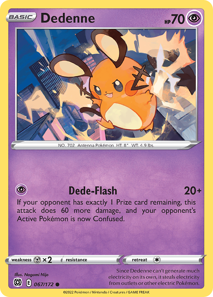 Dedenne Brilliant Stars card