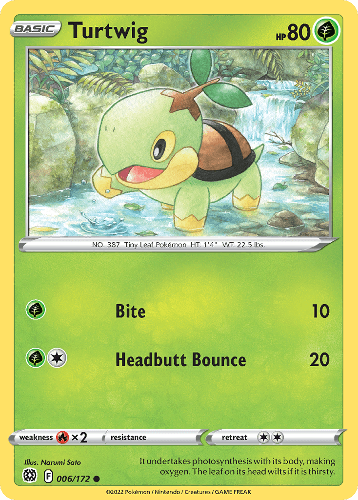 Turtwig Brilliant Stars card