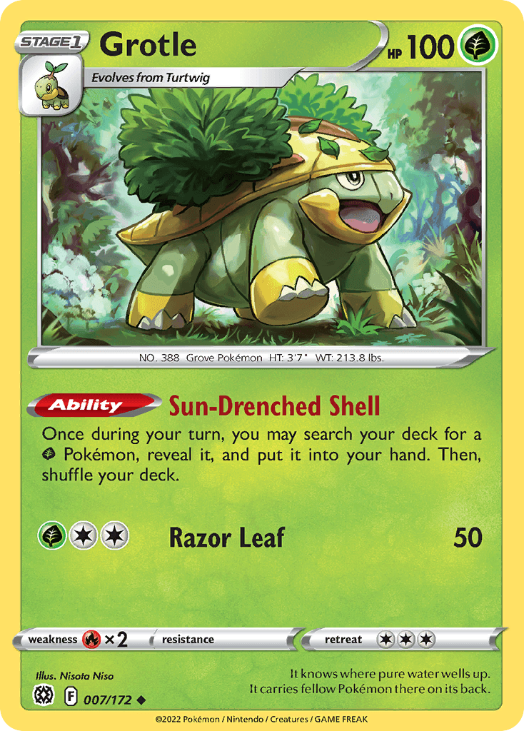 Grotle Brilliant Stars card