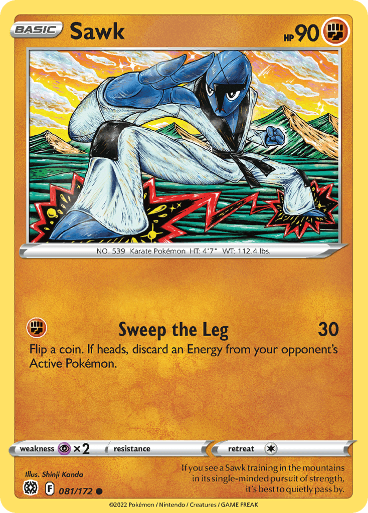 Sawk Brilliant Stars card