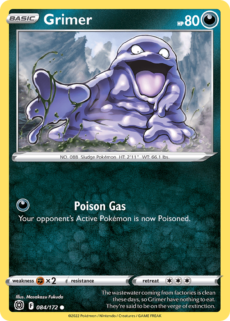 Grimer Brilliant Stars card