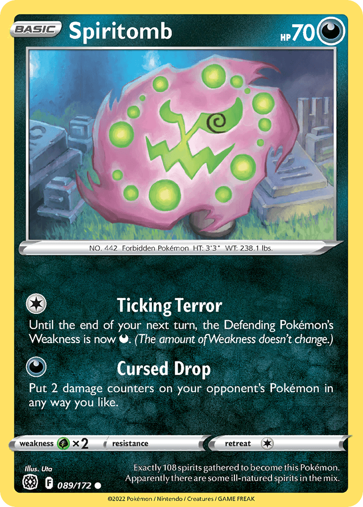 Spiritomb Brilliant Stars card