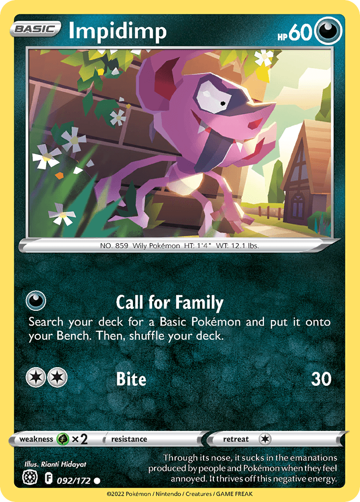 Impidimp Brilliant Stars card