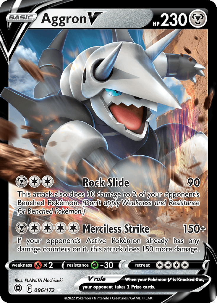 Aggron V Brilliant Stars card