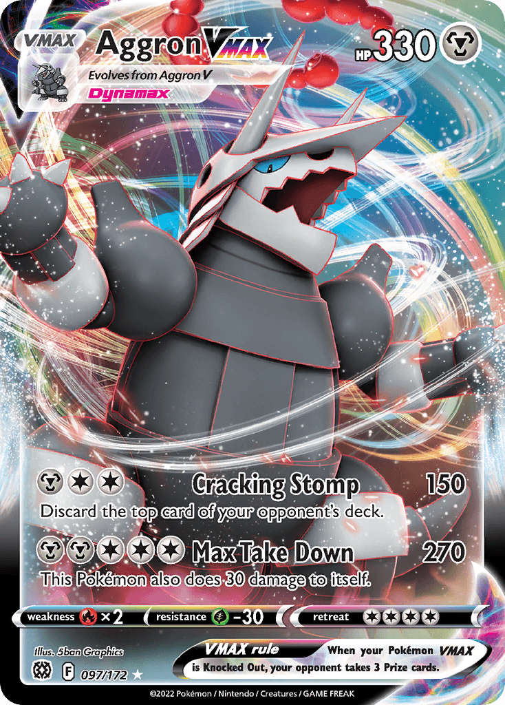 Aggron VMAX Brilliant Stars card