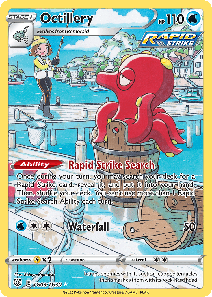 Octillery Brilliant Stars Trainer Gallery card