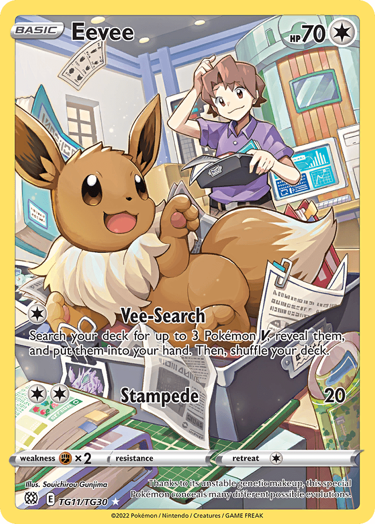 Eevee 寶可夢 card