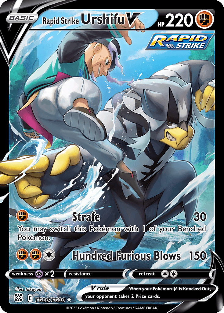 Rapid Strike Urshifu V Brilliant Stars Trainer Gallery card