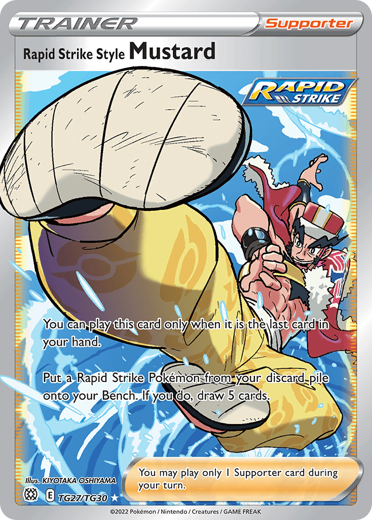 Rapid Strike Style Mustard Brilliant Stars Trainer Gallery card