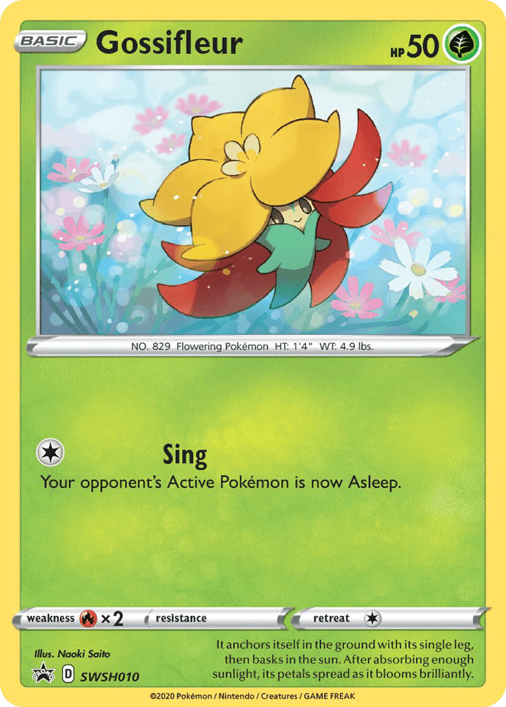 Gossifleur SWSH Black Star Promos card