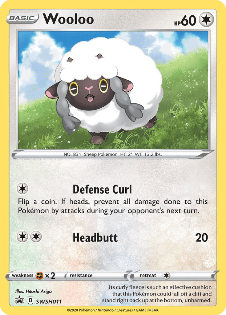 Wooloo SWSH Black Star Promos card
