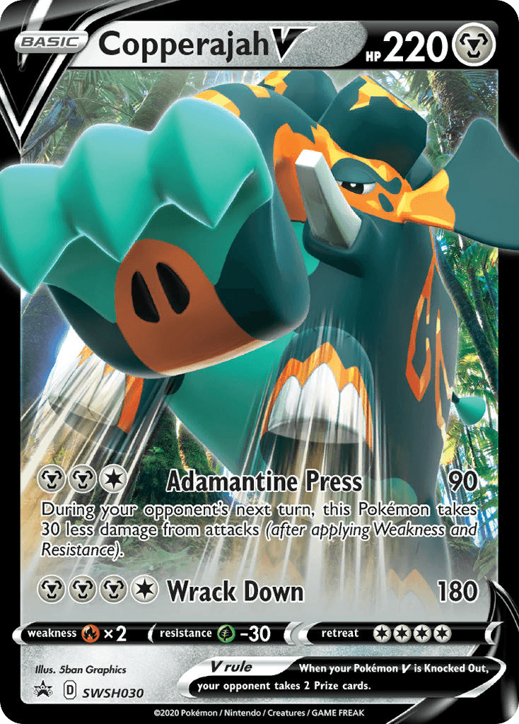 Copperajah V SWSH Black Star Promos card