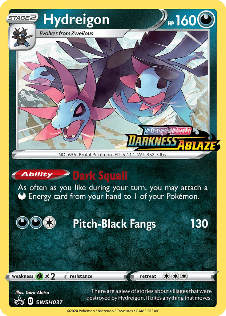 Hydreigon SWSH Black Star Promos card