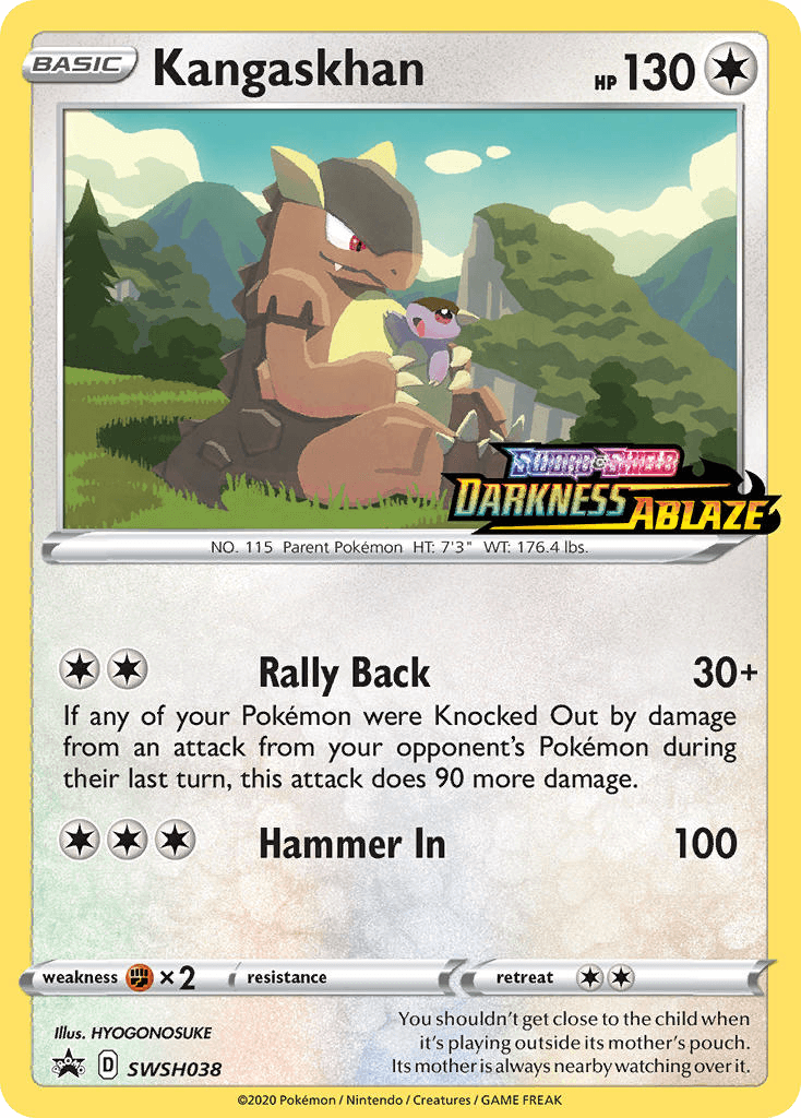 Kangaskhan SWSH Black Star Promos card