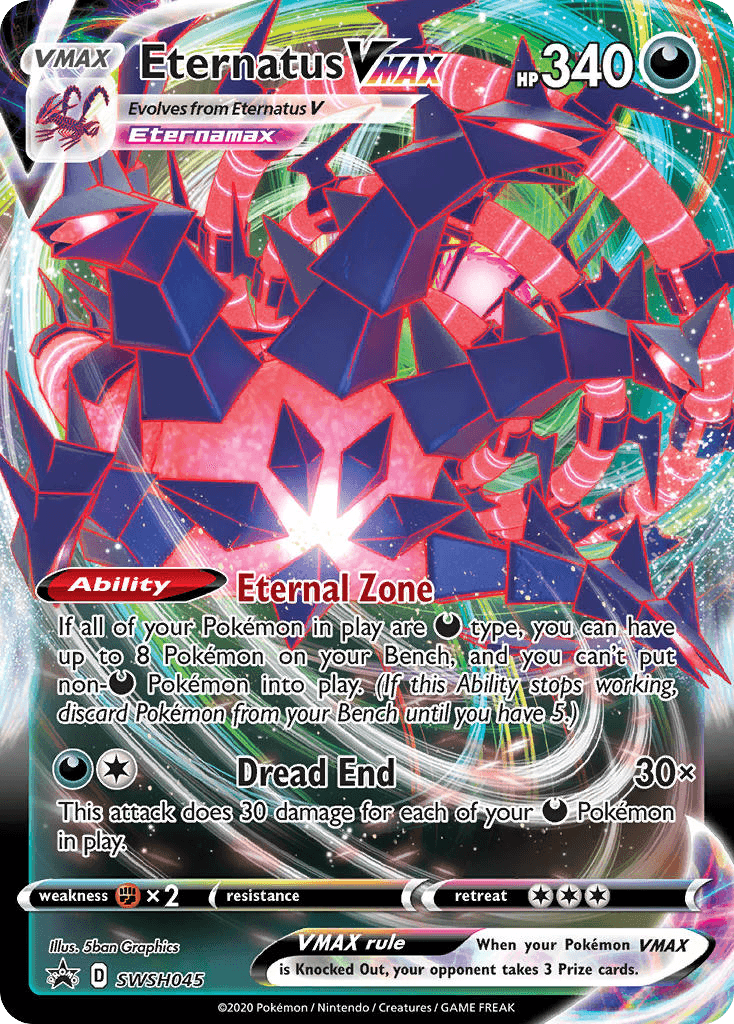 Eternatus VMAX SWSH Black Star Promos card
