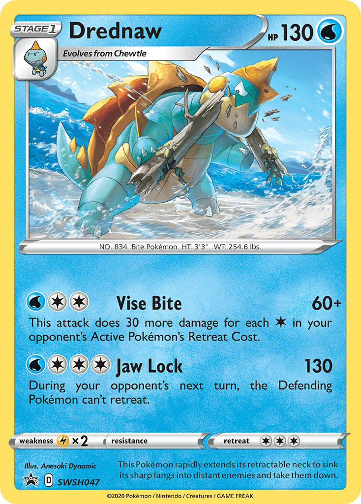 Drednaw SWSH Black Star Promos card