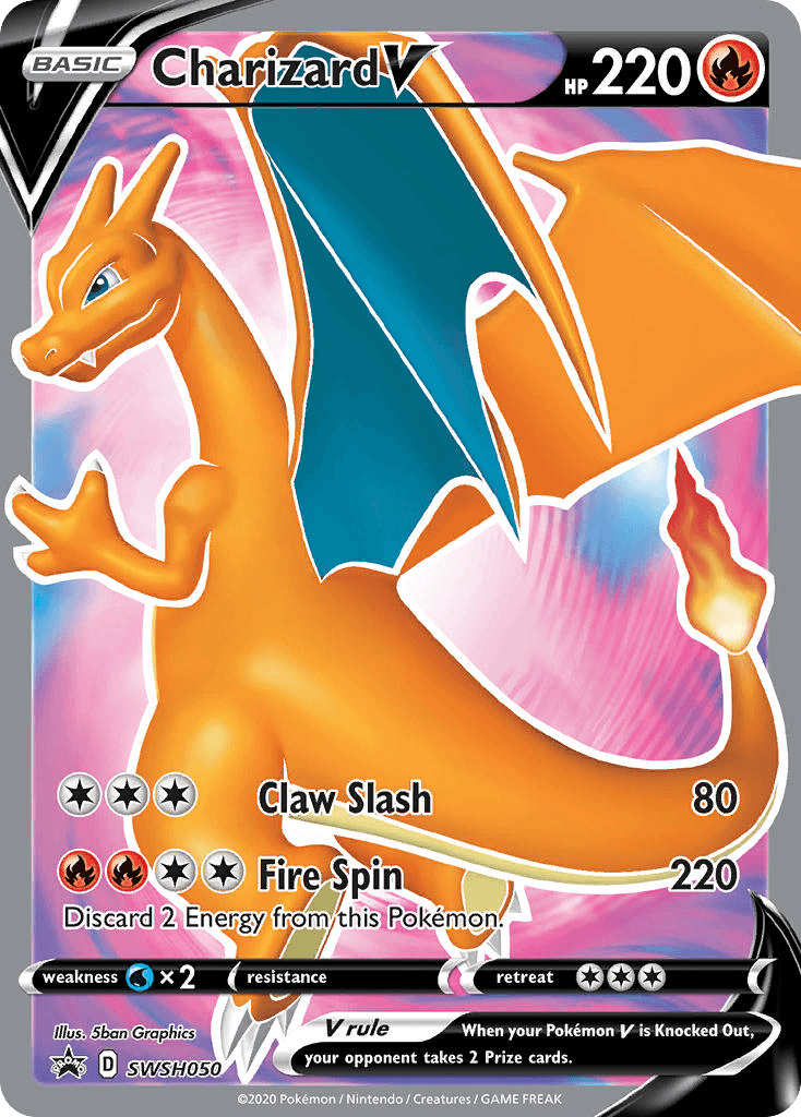 Charizard V SWSH Black Star Promos card